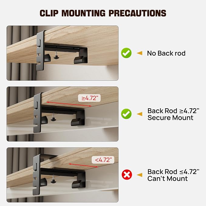 No Drill Under Desk Cable Management Tray, Nonkky Cable Management Under Desk - Image 5