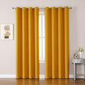 ChrisDowa Grommet Room Darkening Curtains by ChrisDowa