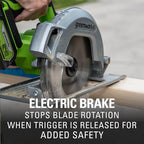 Greenworks 24V Brushless 7-1/4-inch Circular Saw, Battery and Charger Sold - Image 6