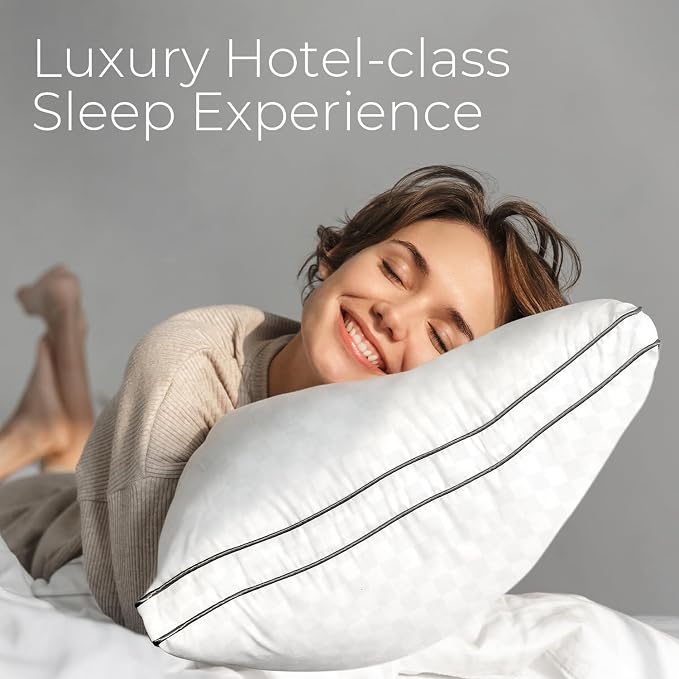 Sweetnight Pillows Queen Size Set of 2, Bed Hotel Pillows, Almohadas para Dormir - Image 7