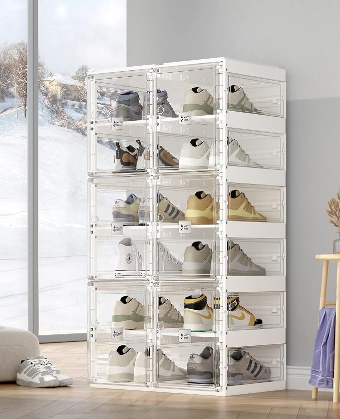 ANTBOX Foldable Shoe Rack, Shoe Organizers - Image 5