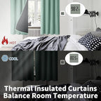 BGment Full Blackout Curtains for Bedroom 54 Inch Length 2 Panels Set, Thermal - Image 4