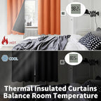 BGment Short 100% Blackout Curtains - Image 4
