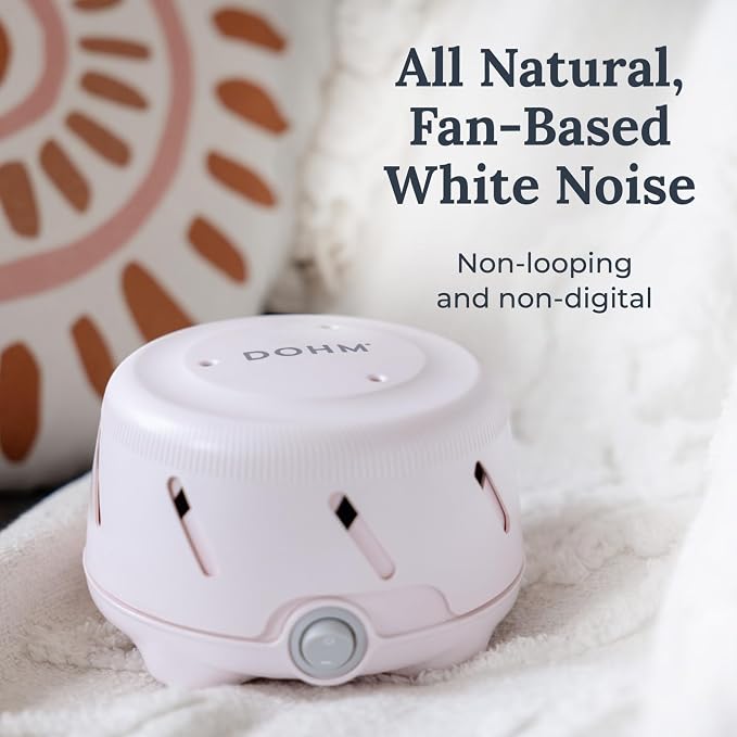 Yogasleep Dohm Uno White Noise Sound Machine, Natural Pink Noise from a Real Fan - Image 3
