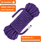 AOLEBA 10.5 mm Static Climbing Rope 10M 20M 30M 50M 70M Outdoor Rock Climbing - Image 2
