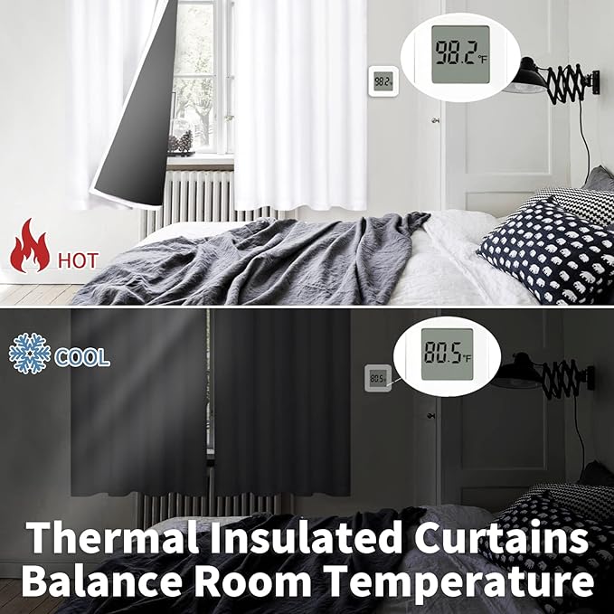 BGment Thermal Insulated 100% Blackout Curtains - Image 4