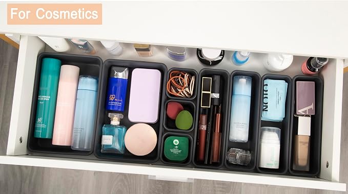15 PCS Interlocking Desk Drawer Organizer Separator - Image 3