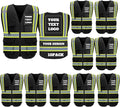 BeautyWill Custom Safety Vest Logo Class 2 High Visibility Reflevtive Vest by BeautyWill