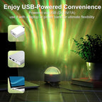 Northern Light Projector, Battery Operated Aurora Night Light, 16 Colors Galaxy - Image 4
