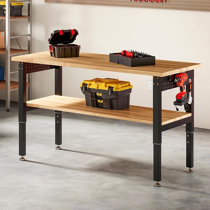 SPECRAFT Adjustable 2-Tier Workbench by SPECRAFT