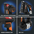 Worx Nitro WX843L 20V Power Share 3/8" Cordless Crown Stapler - Image 5