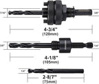 Hex Shaft Hole Saw Mandrel, 7/16-Inch and 3/8 Inch Hole Saw Arbor - Image 2