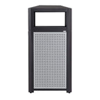 Safco Evos Steel Trash Can, 38 Gallons, Indoor and Outdoor Use, Commercial - Image 2