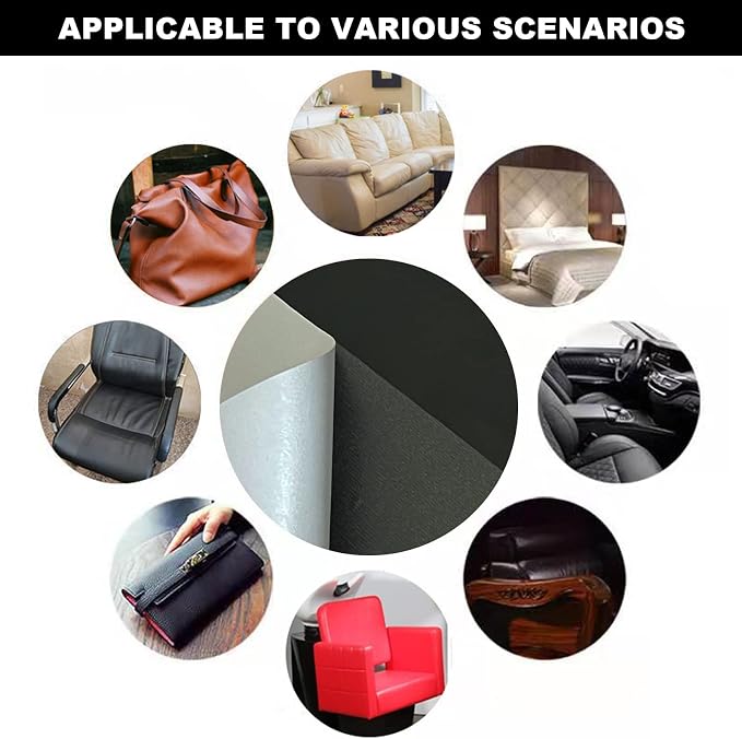 Leather Repair Patch Self-Adhesive, Cuttable Vinyl Leather Repair Tape - Image 6