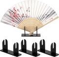 Roowest 4 Pcs Acrylic Fan Display Stand Folding Japanese Chinese Hand Fan Stand by Roowest