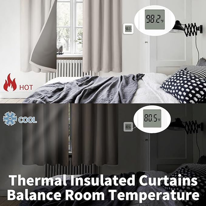 BGment Full Blackout Curtains for Living Room 84 Inch Length 2 Panels Set - Image 4