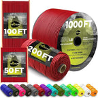 TECEUM 5/32" Paracord Rope 1000 – 1000ft / 200ft / 100ft / 50ft – Tactical by TECEUM