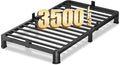 4 Inch Twin Heavy Duty 3500 lbs Bed Frame by VIPSHOW