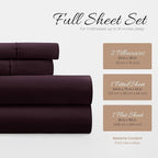 Linen Market Brushed Microfiber Full Sheet Set 4 Piece – Oeko-TEX Certified - Image 3