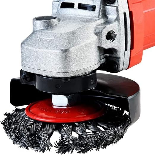 4 Pack 4 Inch Twist Knotted Wire Wheel Brush - Image 5