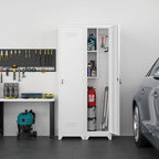 Metal Tall Broom Storage Cabinet, Slim Bathroom Cabinet, Metal Storage Cabinets - Image 6