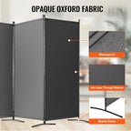 VEVOR Room Dividers, 3 Panel Room Divider, Folding Privacy Screen and Portable - Image 3