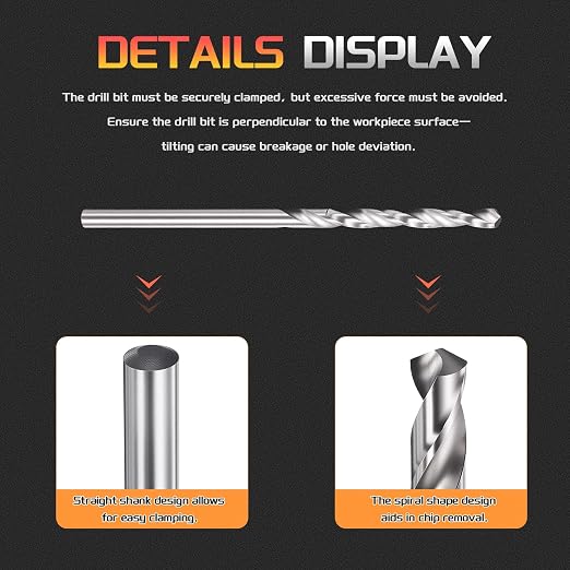 Drill Bit, 2.5mm Cutting Diameter, 4241 HSS 118° Cutting Angle Uncoated Bright - Image 3