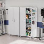 VINGLI 72'' Tall Garage Storage Cabinet, Metal Storage Cabinet - Image 2