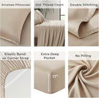 Luxury Bamboo Market | King Size Bed Sheet Set | 100% Viscose Made from Bamboo - Image 3