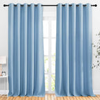 NICETOWN Blackout Room Divider Curtains 118 inches Long, Grommet Thermal Window by NICETOWN