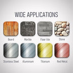 4"x4", Non-Woven Polishing Wheel, Very Fine Grit 280, 4 Pk, - Image 5