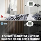 BGment Thermal Insulated 100% Blackout Curtains 63 Inch Length 2 Panels - Image 4