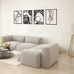 Art3d Metal Wall Art, Line Art Wall Décor, Life and Romance Story theme - Image 4