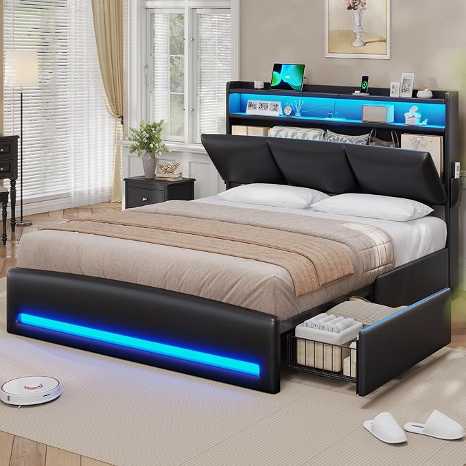 VIAGDO Full Size Bed Frame by VIAGDO