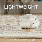 zesthome 8x10 Area Rugs for Living Room, Non-Slip Backing Washable Rugs - Image 5