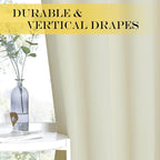 NICETOWN Blackout Drapery Curtain Panel 90 inches Long - Image 4