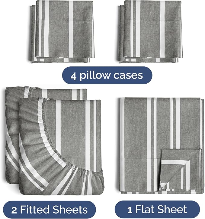 Split King 7 Piece Sheet Set - Image 2