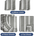 Split King 7 Piece Sheet Set - Image 2