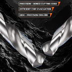 Drill Bit, 2.5mm Cutting Diameter, 4241 HSS 118° Cutting Angle Uncoated Bright - Image 4