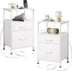 WLIVE Night Stand Set 2, Nightstands by WLIVE