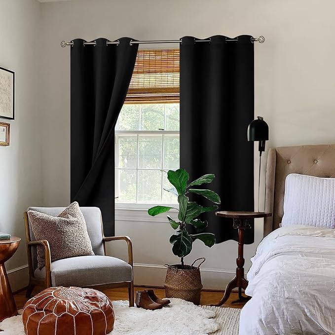BGment Thermal Insulated 100% Blackout Curtains - Image 2