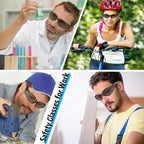 Safety Glasses for Men Women ANSI Z87.1 Safety Glasses Bulk Protective Eyewear - Image 8
