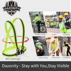 Dazonity High Visibility Safety Vest, 10 Packs, Lightweight, Adjustable & - Image 4