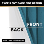 PrinceDeco 100% Blackout Curtains - Image 5