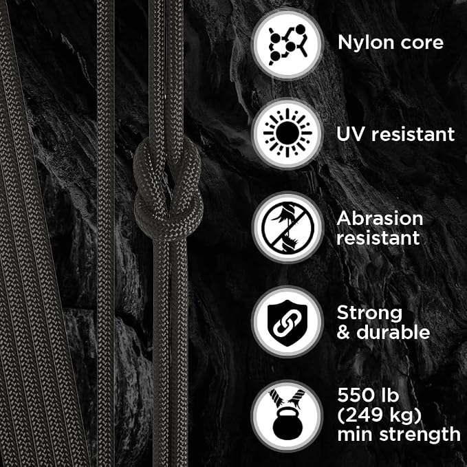 TECEUM 5/32" Paracord Rope 1000 – 1000ft / 200ft / 100ft / 50ft – Tactical - Image 3