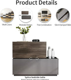 Modular Stackable Drawers, Modern Nightstand Modular Storage Bins - Image 7