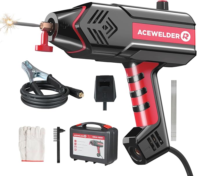 Handheld Welder 110V, Welding Machine 120A Portable Stick Welder, Hand Held by Acewelder