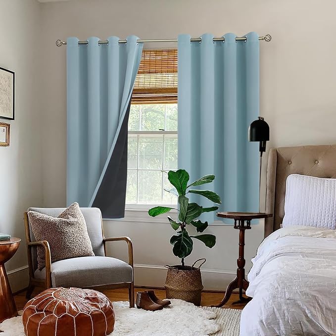 BGment Short 100% Blackout Curtains - Image 2