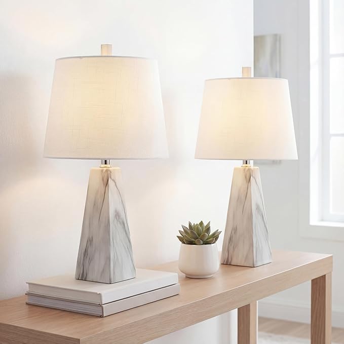 JONATHAN Y JYL1037A-SET2 Owen 20.5" Resin LED Table Lamp Contemporary, Living - Image 2