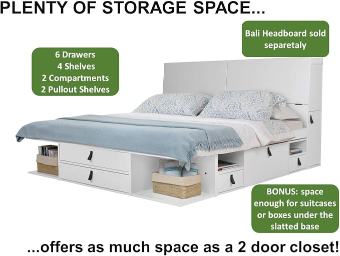 memomad Bali Storage Platform Bed - Image 21